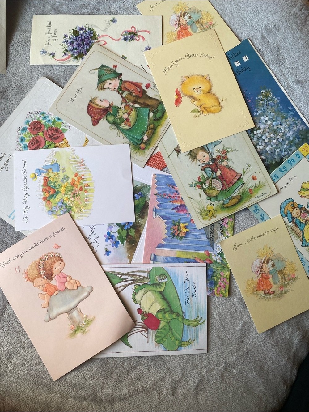 Vintage Stationery Mix - Neutral Cream & White Note Cards